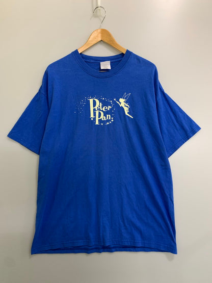 【中古品】【メンズ】 PETER PAN ピーターパン 00's TINKER BELL TEE 2000年代 ティンカーベル Tシャツ 半袖Tシャツ トップス 146-260821-yn-25-min サイズ：XL カラー：ブルー 万代Net店