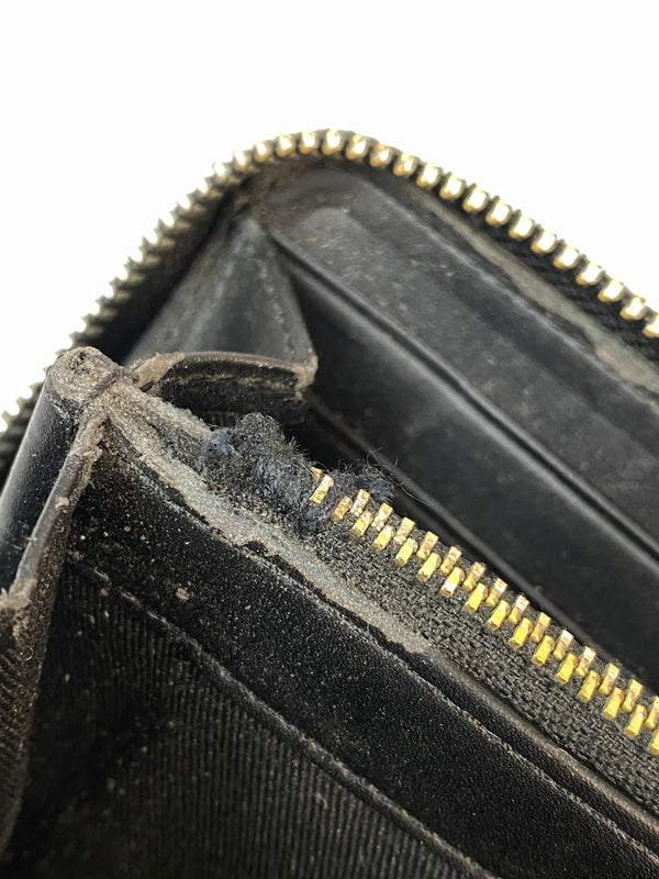 【現状渡し品】【レディース】 VIVIENNE WESTWOOD ヴィヴィアンウエストウッド ANNNIE ZIP ROUND WALLET 51050024 ジップ ラウンド ウォレット 長財布 201-260821-yn-36-min カラー：ブラック 万代Net店