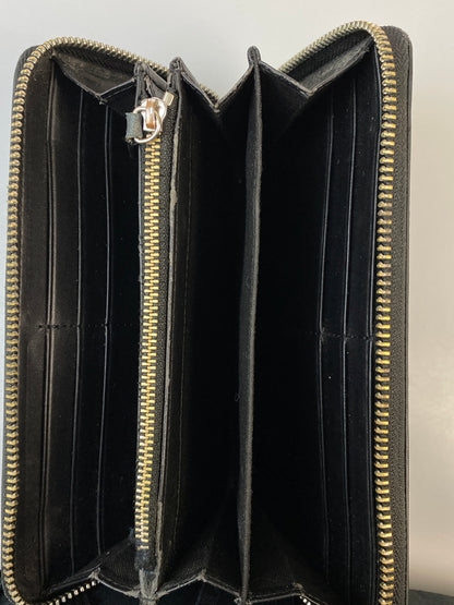 【現状渡し品】【レディース】 VIVIENNE WESTWOOD ヴィヴィアンウエストウッド ANNNIE ZIP ROUND WALLET 51050024 ジップ ラウンド ウォレット 長財布 201-260821-yn-36-min カラー：ブラック 万代Net店