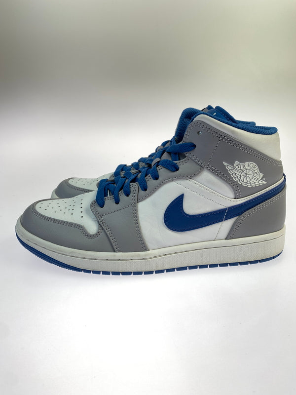 【中古品】【メンズ】 NIKE ナイキ AIR JORDAN 1 MID DQ8426-014 エアージョーダン1 ミッド スニーカー 靴 160-260819-jt-02-min サイズ：US８ 26.0cm カラー：TRUE BLUE 万代Net店