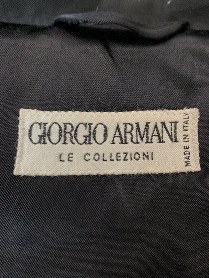 【現状渡し品】【メンズ】 GIORGIO ARMANI ジョルジオアルマーニ 16AW ダウンジャケット メンズ アウター 防寒 フード欠品 141-260818-em-33-min サイズ：50 カラー：ブラック 万代Net店