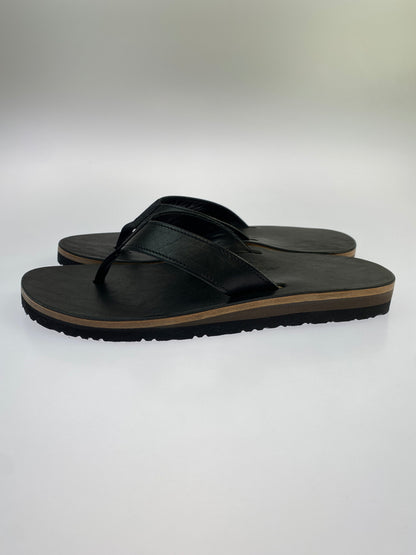 【中古品】【メンズ】 THE REAL MCCOY'S ザリアルマッコイズ LEATHER ARCHED SANDAL レザー アーチド サンダル MA26014 靴 シューズ 164-260821-hu-22-min サイズ：M カラー：ブラック 万代Net店