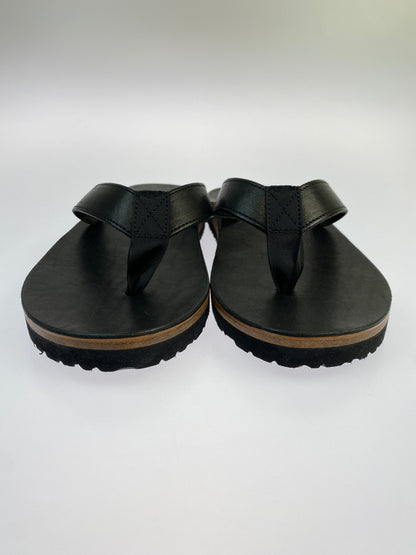 【中古品】【メンズ】 THE REAL MCCOY'S ザリアルマッコイズ LEATHER ARCHED SANDAL レザー アーチド サンダル MA26014 靴 シューズ 164-260821-hu-22-min サイズ：M カラー：ブラック 万代Net店