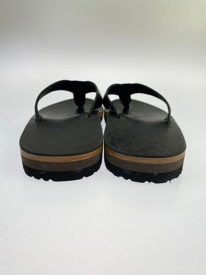 【中古品】【メンズ】 THE REAL MCCOY'S ザリアルマッコイズ LEATHER ARCHED SANDAL レザー アーチド サンダル MA26014 靴 シューズ 164-260821-hu-22-min サイズ：M カラー：ブラック 万代Net店