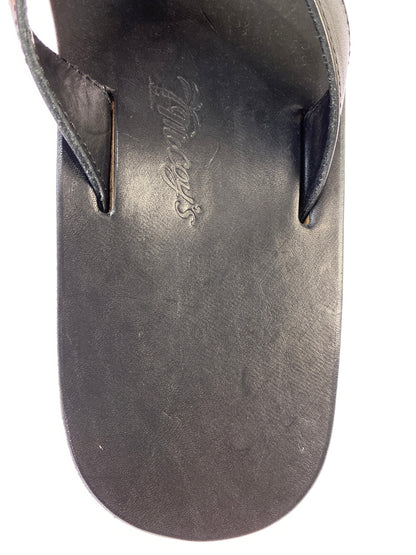 【中古品】【メンズ】 THE REAL MCCOY'S ザリアルマッコイズ LEATHER ARCHED SANDAL レザー アーチド サンダル MA26014 靴 シューズ 164-260821-hu-22-min サイズ：M カラー：ブラック 万代Net店