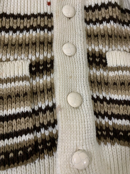 【現状渡し品】【メンズ】 MILLER ミラー 70's COWICHAN KNIT 70年代 カウチンニット トップス 146-260821-yn-18-min サイズ：M カラー：オフホワイト 万代Net店