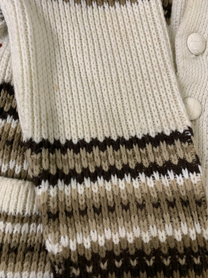 【現状渡し品】【メンズ】 MILLER ミラー 70's COWICHAN KNIT 70年代 カウチンニット トップス 146-260821-yn-18-min サイズ：M カラー：オフホワイト 万代Net店