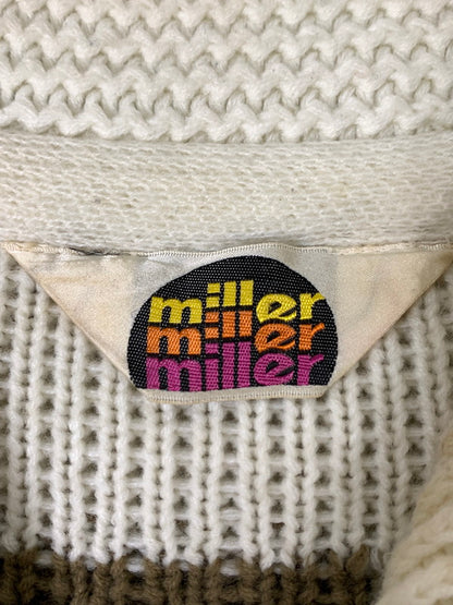 【現状渡し品】【メンズ】 MILLER ミラー 70's COWICHAN KNIT 70年代 カウチンニット トップス 146-260821-yn-18-min サイズ：M カラー：オフホワイト 万代Net店