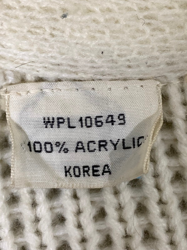 【現状渡し品】【メンズ】 MILLER ミラー 70's COWICHAN KNIT 70年代 カウチンニット トップス 146-260821-yn-18-min サイズ：M カラー：オフホワイト 万代Net店
