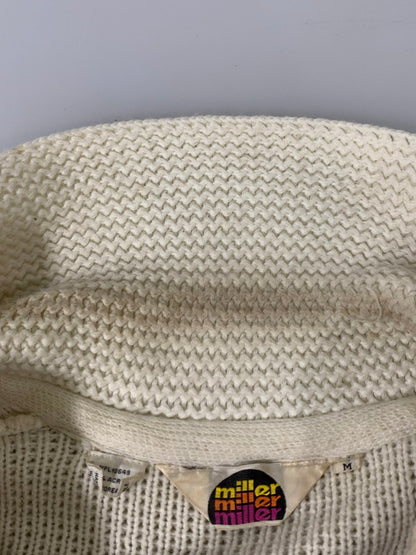 【現状渡し品】【メンズ】 MILLER ミラー 70's COWICHAN KNIT 70年代 カウチンニット トップス 146-260821-yn-18-min サイズ：M カラー：オフホワイト 万代Net店