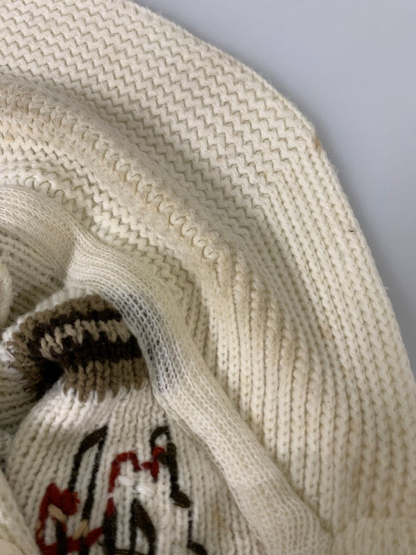 【現状渡し品】【メンズ】 MILLER ミラー 70's COWICHAN KNIT 70年代 カウチンニット トップス 146-260821-yn-18-min サイズ：M カラー：オフホワイト 万代Net店