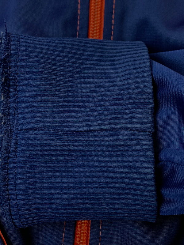 【中古品】【メンズ】 ADIDAS アディダス 70-80S CUPRO TRACK JACKET 70年代 80年代 キュプラ トラックジャケット メンズ アウター ヴィンテージ ジャージ 146-260818-em-35-min カラー：ネイビー/オレンジ 万代Net店