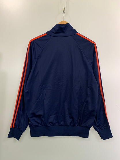 【中古品】【メンズ】 ADIDAS アディダス 70-80S CUPRO TRACK JACKET 70年代 80年代 キュプラ トラックジャケット メンズ アウター ヴィンテージ ジャージ 146-260818-em-35-min カラー：ネイビー/オレンジ 万代Net店