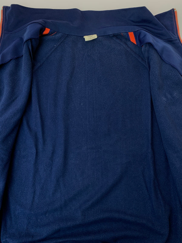 【中古品】【メンズ】 ADIDAS アディダス 70-80S CUPRO TRACK JACKET 70年代 80年代 キュプラ トラックジャケット メンズ アウター ヴィンテージ ジャージ 146-260818-em-35-min カラー：ネイビー/オレンジ 万代Net店