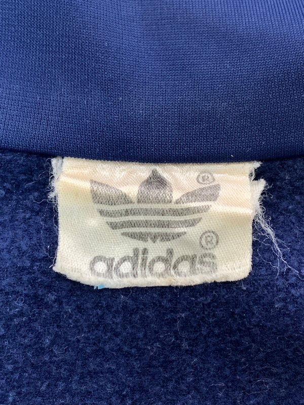 【中古品】【メンズ】 ADIDAS アディダス 70-80S CUPRO TRACK JACKET 70年代 80年代 キュプラ トラックジャケット メンズ アウター ヴィンテージ ジャージ 146-260818-em-35-min カラー：ネイビー/オレンジ 万代Net店