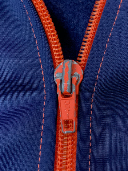 【中古品】【メンズ】 ADIDAS アディダス 70-80S CUPRO TRACK JACKET 70年代 80年代 キュプラ トラックジャケット メンズ アウター ヴィンテージ ジャージ 146-260818-em-35-min カラー：ネイビー/オレンジ 万代Net店