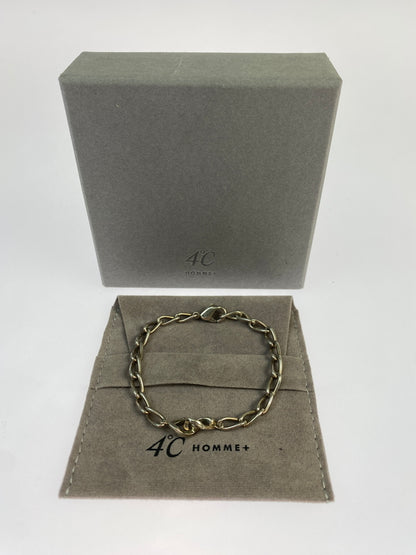 【中古品】【メンズ/レディース】 4℃ ヨンドシー HOMME+ 925 BRACELET ブレスレット アクセサリー 193-260821-hu-07-min カラー：シルバー 万代Net店