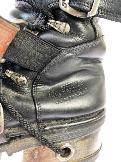 【中古品】【メンズ】 NEW ROCK ニュー ロック METAL HEEL ENGINEER BOOTS メタル ヒール エンジニア ブーツ 靴 164-260819-jt-29-min サイズ：サイズ不明 下記参照 カラー：ブラック 万代Net店