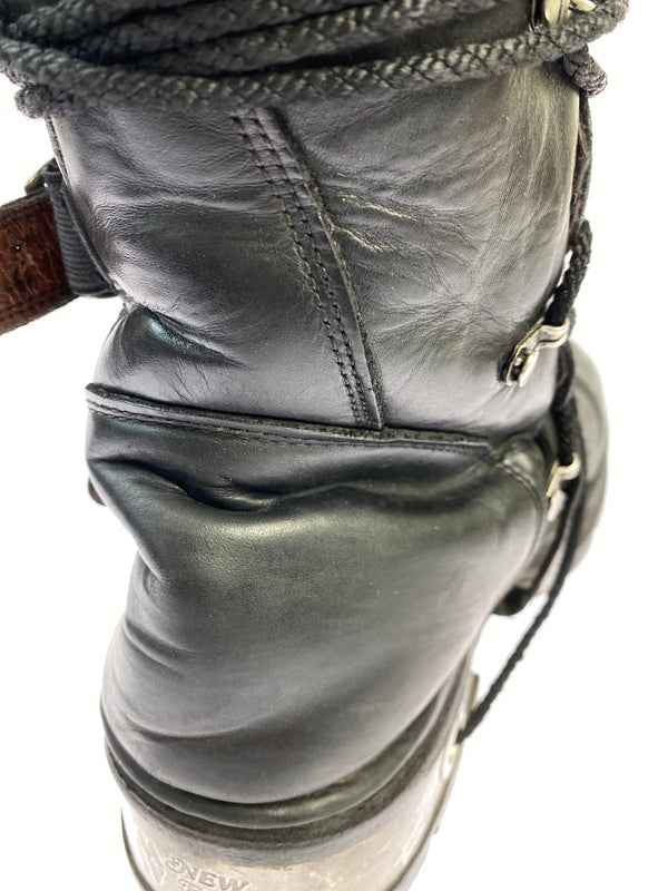 【中古品】【メンズ】 NEW ROCK ニュー ロック METAL HEEL ENGINEER BOOTS メタル ヒール エンジニア ブーツ 靴 164-260819-jt-29-min サイズ：サイズ不明 下記参照 カラー：ブラック 万代Net店