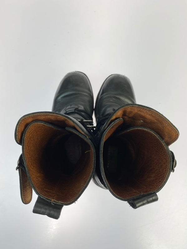 【中古品】【メンズ】 NEW ROCK ニュー ロック METAL HEEL ENGINEER BOOTS メタル ヒール エンジニア ブーツ 靴 164-260819-jt-29-min サイズ：サイズ不明 下記参照 カラー：ブラック 万代Net店