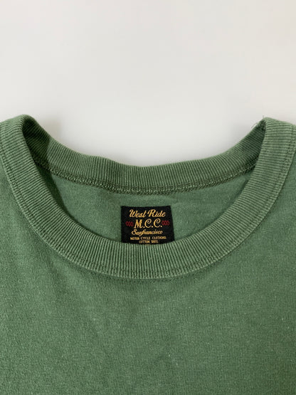 【中古品】【メンズ】 WEST RIDE ウエストライド HOG PEN TEE 半袖 Tシャツ メンズ トップス 145-260818-em-29-min サイズ：38 カラー：グリーン 万代Net店