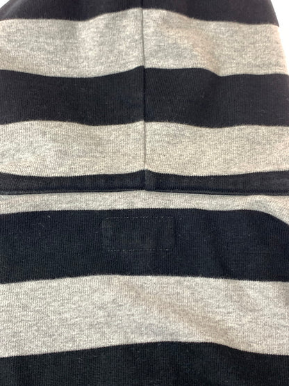 【中古品】【メンズ】 WEST RIDE ウエストライド BORDER ZIP HOODIE ボーダー ジップ フーディ メンズ パーカー フルジップ 長袖 145-260820-em-01-min サイズ：34 カラー：グレー/ブラック 万代Net店