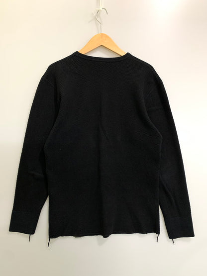 【中古品】【メンズ】 IRON HEART アイアンハート THERMAL L/S TEE サーマル ロングスリーブ Tシャツ 長袖Tシャツ トップス 145-260821-yn-23-min サイズ：M カラー：ブラック 万代Net店