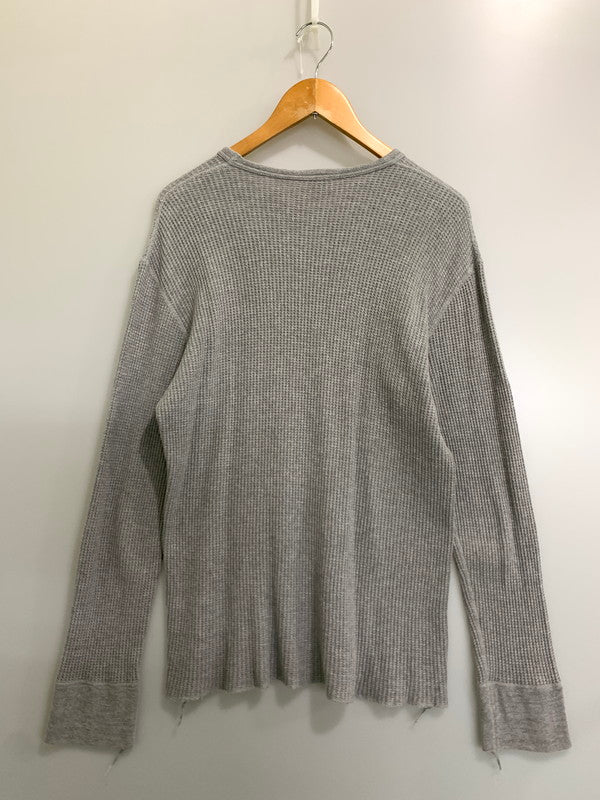 【中古品】【メンズ】 IRON HEART アイアンハート THERMAL L/S TEE サーマル ロングスリーブ Tシャツ 長袖Tシャツ トップス 145-260821-yn-24-min サイズ：M カラー：グレー 万代Net店