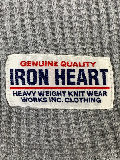【中古品】【メンズ】 IRON HEART アイアンハート THERMAL L/S TEE サーマル ロングスリーブ Tシャツ 長袖Tシャツ トップス 145-260821-yn-24-min サイズ：M カラー：グレー 万代Net店