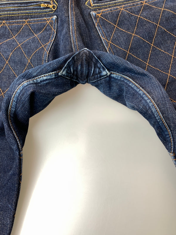 【中古品】【メンズ】 WEST RIDE ウエストライド COMFORMAX PADD DENIM PANTS コンフォマックス パッド デニム パンツ メンズボトムス ジーンズ 156-260818-em-50-min サイズ：33 カラー：インディゴ 万代Net店