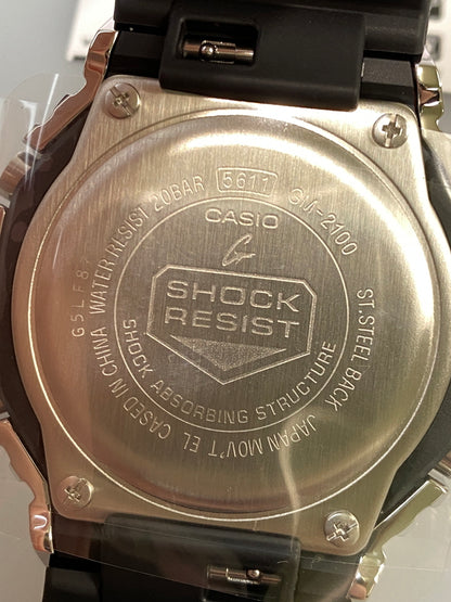【中古美品】【メンズ】 CASIO カシオ G-SHOCK 2100 SERIES GM-2100-1AJF ジーショック 2100シリーズ クウォーツウォッチ 腕時計 196-260821-yn-35-min カラー：ブラック/シルバー 万代Net店