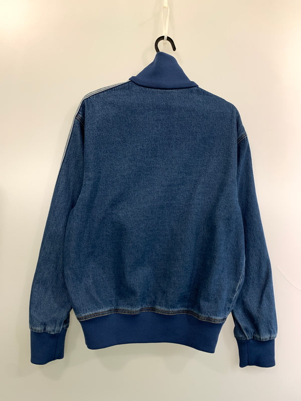 【中古品】【メンズ】 ADIDAS アディダス ADICOLOR DENIM FIREBIRD TRACK TOP KD1517 アディカラー デニム ファイヤーバード トラックトップ メンズアウター ジップアップ 148-260818-em-31-min サイズ：S カラー：インディゴ 万代Net店