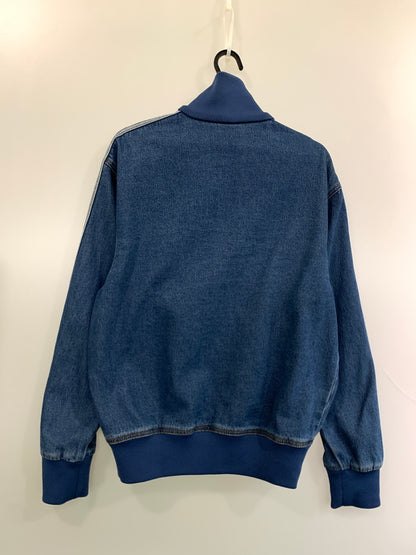 【中古品】【メンズ】 ADIDAS アディダス ADICOLOR DENIM FIREBIRD TRACK TOP KD1517 アディカラー デニム ファイヤーバード トラックトップ メンズアウター ジップアップ 148-260818-em-31-min サイズ：S カラー：インディゴ 万代Net店