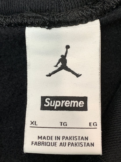 【中古品】【メンズ】 SUPREME シュプリーム × JORDAN ジョーダン HOODED SWEATSHIRT HF0836-010 フーディー スウェットシャツ メンズ トップス パーカー 149-260818-em-30-min サイズ：XL カラー：ブラック 万代Net店