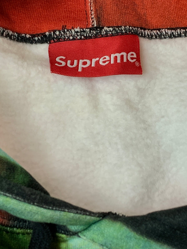 【中古品】【メンズ】 SUPREME シュプリーム × THE VELVET UNDERGROUND ザ ヴェルヴェット アンダーグラウンド NICO HOODED SWEATSHIRT ニコ フーデッド スウェットシャツ パーカー メンズ 149-260818-em-41-min サイズ：L カラー：マルチカラー 万代Net店