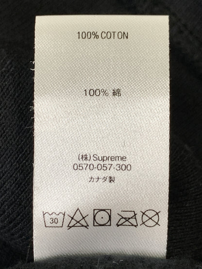 【中古品】【メンズ】 SUPREME シュプリーム × KAWS カウズ CHALK LOGO HOODED SWEATSHIRT チョーク ロゴ フーデッド スウェットシャツ メンズ トップス パーカー 長袖 149-260818-em-27-min サイズ：L カラー：ブラック 万代Net店