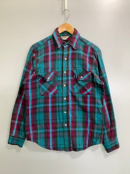 【中古品】【メンズ】 FIVE BROTHERS ファイブブラザー 80'S ヘビーネルシャツ 80年代 長袖シャツ メンズ トップス ヴィンテージ 146-260818-em-15-min サイズ：M カラー：マルチカラー 万代Net店