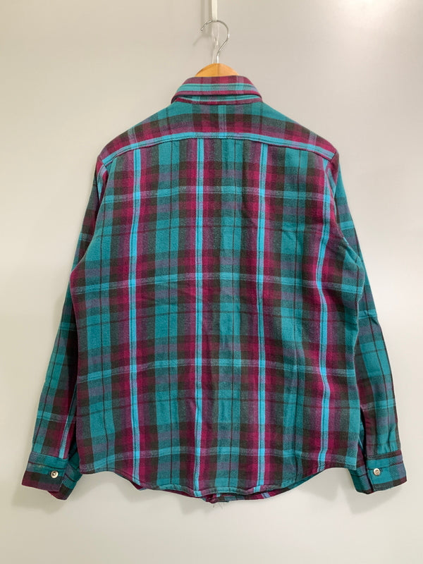 【中古品】【メンズ】 FIVE BROTHERS ファイブブラザー 80'S ヘビーネルシャツ 80年代 長袖シャツ メンズ トップス ヴィンテージ 146-260818-em-15-min サイズ：M カラー：マルチカラー 万代Net店