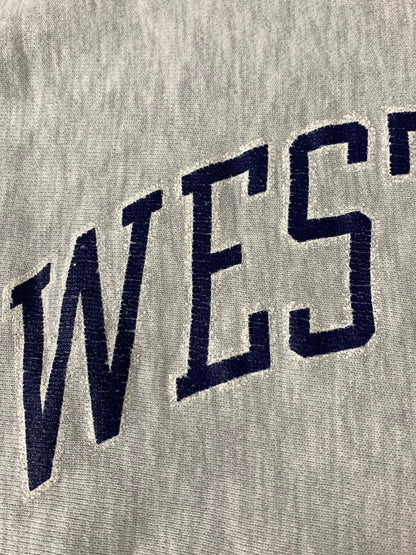 【現状渡し品】【メンズ】 CHAMPION チャンピオン 90's REVERS WEAVE COLLEGE SWEATSHIRT 90年代 リバースウィーブ カレッジ スウェットシャツ トレーナー トップス 146-260821-yn-22-min サイズ：XL カラー：ライトグレー 万代Net店