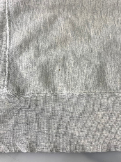 【現状渡し品】【メンズ】 CHAMPION チャンピオン 90's REVERS WEAVE COLLEGE SWEATSHIRT 90年代 リバースウィーブ カレッジ スウェットシャツ トレーナー トップス 146-260821-yn-22-min サイズ：XL カラー：ライトグレー 万代Net店