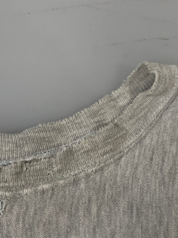 【現状渡し品】【メンズ】 CHAMPION チャンピオン 90's REVERS WEAVE COLLEGE SWEATSHIRT 90年代 リバースウィーブ カレッジ スウェットシャツ トレーナー トップス 146-260821-yn-22-min サイズ：XL カラー：ライトグレー 万代Net店