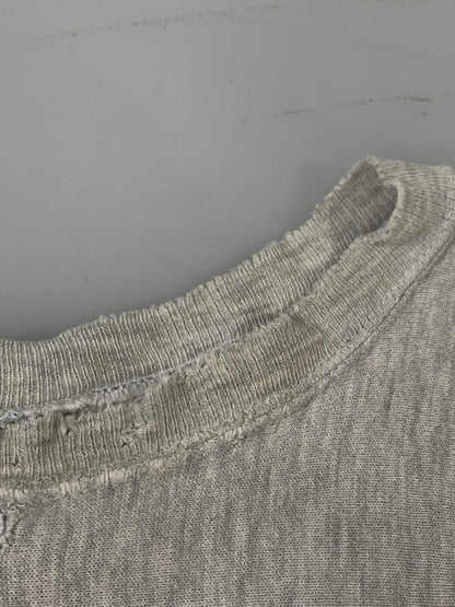 【現状渡し品】【メンズ】 CHAMPION チャンピオン 90's REVERS WEAVE COLLEGE SWEATSHIRT 90年代 リバースウィーブ カレッジ スウェットシャツ トレーナー トップス 146-260821-yn-22-min サイズ：XL カラー：ライトグレー 万代Net店