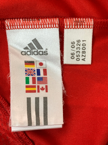 【中古品】【メンズ】 ADIDAS アディダス 2006 2008 リバプール 長袖ユニフォーム 長袖 サッカーシャツ メンズ 148-260818-em-32-min サイズ：O カラー：レッド 万代Net店