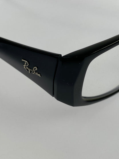 【中古品】【メンズ】 RAY-BAN レイバン メガネ RB5108 眼鏡 アイウェア アクセサリー 203-260821-hu-14-min サイズ：53□18 145 カラー：ブラック 万代Net店