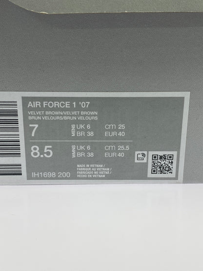 【中古美品】【メンズ】 NIKE ナイキ AIR FORCE 1 LOW '07 IH1698-200 エアーフォース1 ロー スニーカー 靴 160-260819-jt-01-min サイズ：US 7 25.0cm カラー：VELVET BROWN 万代Net店