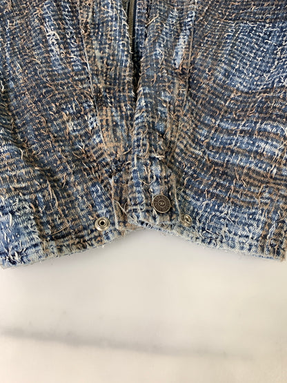 【中古品】【メンズ】 DIESEL ディーゼル DENIM ZIP JACKET D-IVAR-S1 デニム ジップ ジャケット メンズ アウター ジップアップ 141-260818-em-16-min サイズ：M カラー：ブルー系 万代Net店