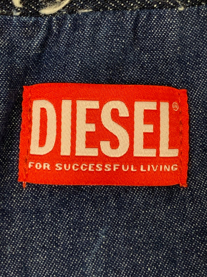 【中古品】【メンズ】 DIESEL ディーゼル DENIM ZIP JACKET D-IVAR-S1 デニム ジップ ジャケット メンズ アウター ジップアップ 141-260818-em-16-min サイズ：M カラー：ブルー系 万代Net店