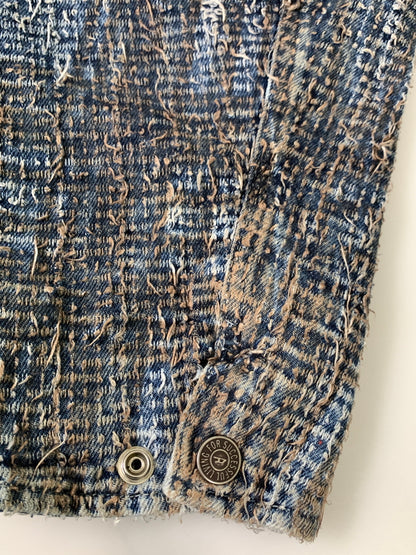 【中古品】【メンズ】 DIESEL ディーゼル DENIM ZIP JACKET D-IVAR-S1 デニム ジップ ジャケット メンズ アウター ジップアップ 141-260818-em-16-min サイズ：M カラー：ブルー系 万代Net店