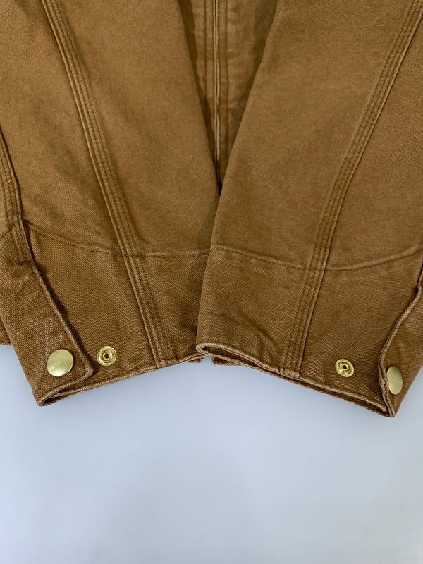 【中古品】【メンズ】 CARHARTT WIP カーハート DETROIT JACKET IO34819-26S デトロイトジャケット メンズ アウター ジップアップ ブルゾン 142-260818-em-19-min サイズ：L カラー：ブラウン 万代Net店