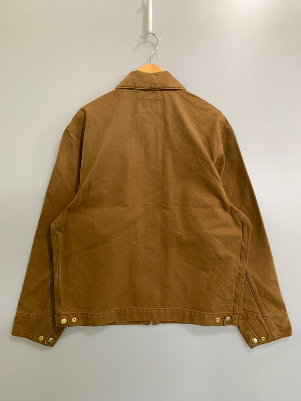 【中古品】【メンズ】 CARHARTT WIP カーハート DETROIT JACKET IO34819-26S デトロイトジャケット メンズ アウター ジップアップ ブルゾン 142-260818-em-19-min サイズ：L カラー：ブラウン 万代Net店